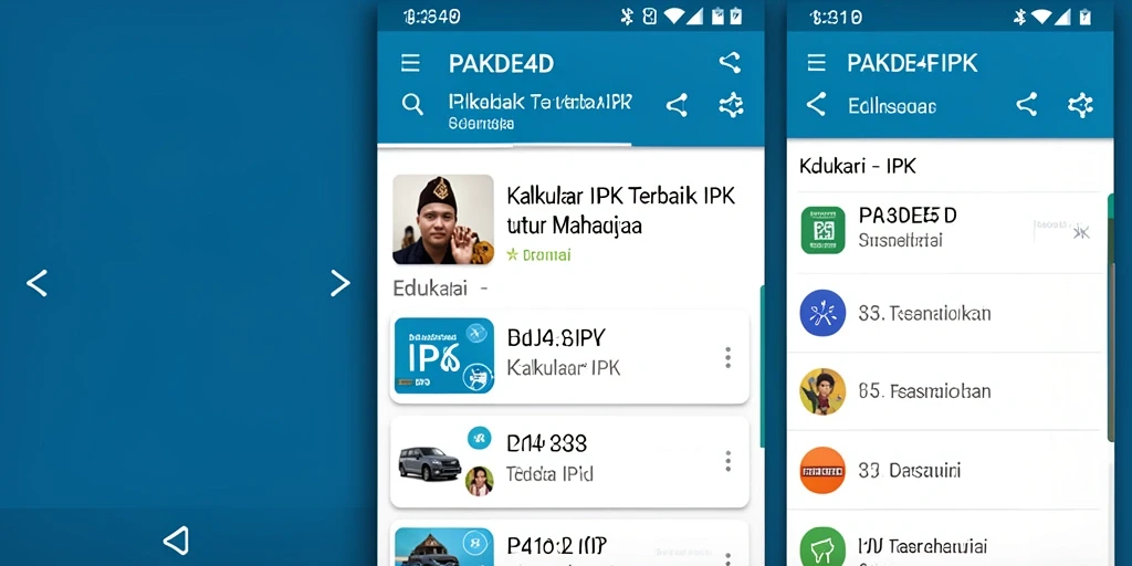 Tampilan antarmuka PAKDE4D yang intuitif dan fungsional.