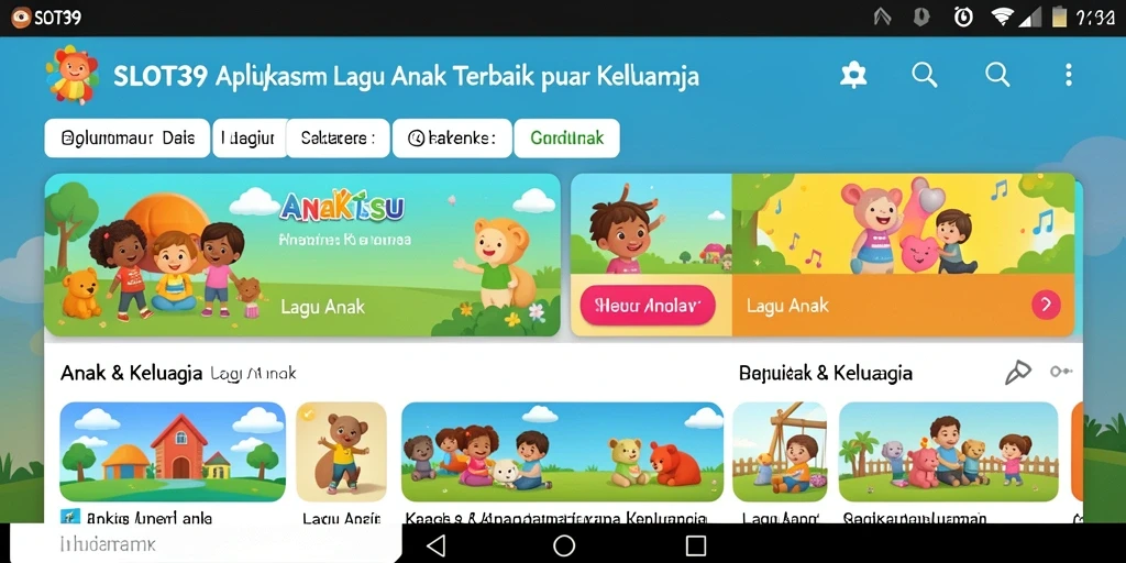 Tampilan antarmuka aplikasi SLOT39 yang ceria dan mudah digunakan.